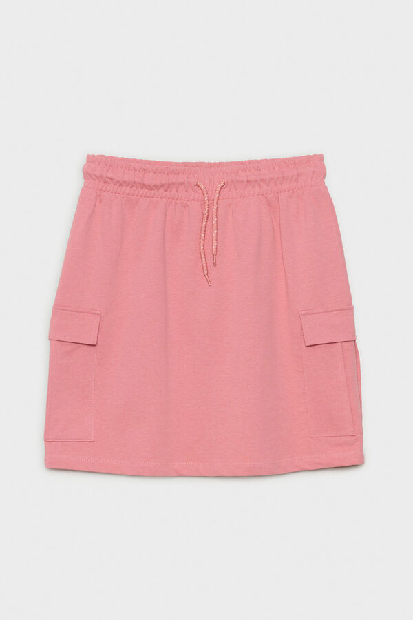 Inside Falda Mini Cargo rosa