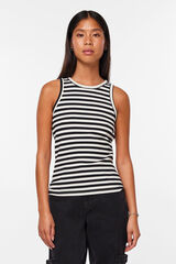 Pieces Camiseta b&aacute;sica de tirantes negro