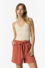 Tiffosi Top de Punto Canalé nude