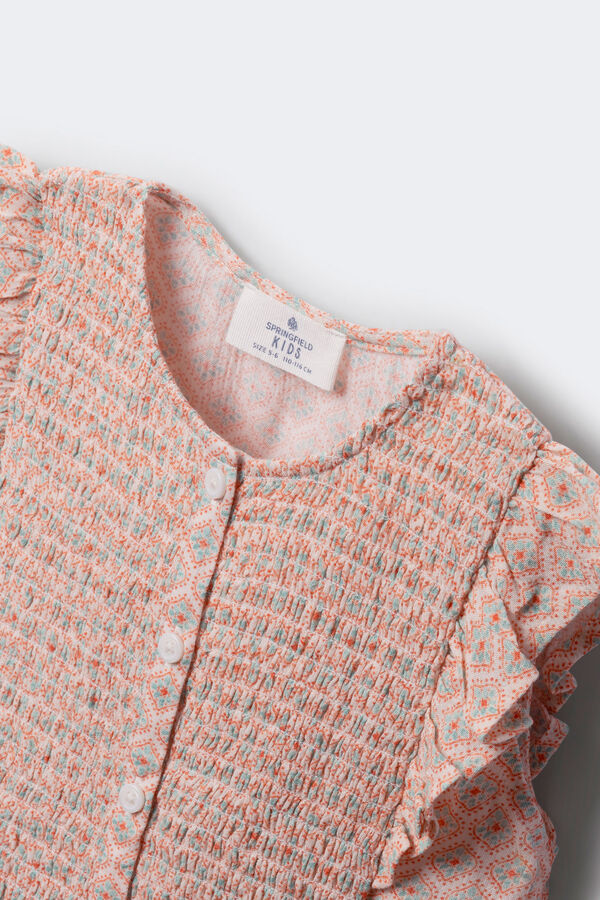 Springfield Kids Blusa de amarrar para menina cru