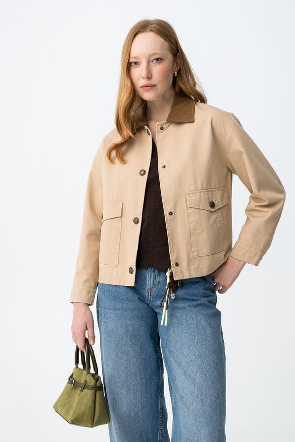 Tiffosi Chaqueta relaxed beige