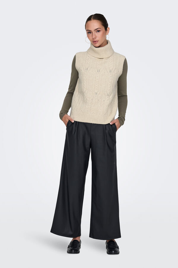 JDY Chaleco de punto gris