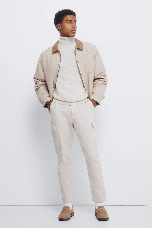 Springfield Jersey b&aacute;sico cuello alto nude