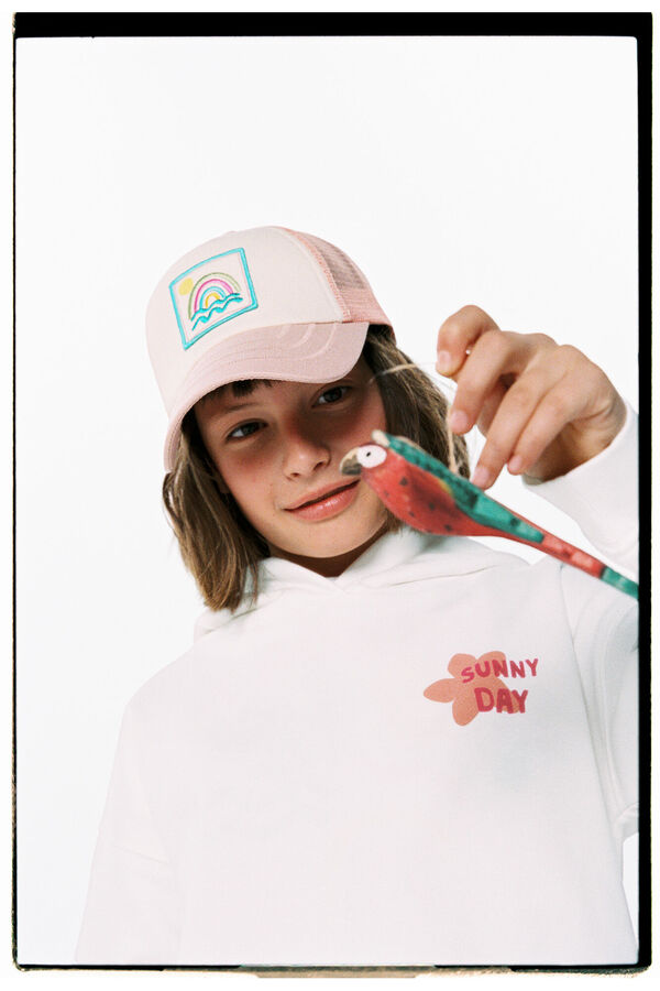 Springfield Kids Sweatshirt mosaico menina bege