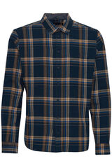 Blend Camisa Manga Comprida  azul