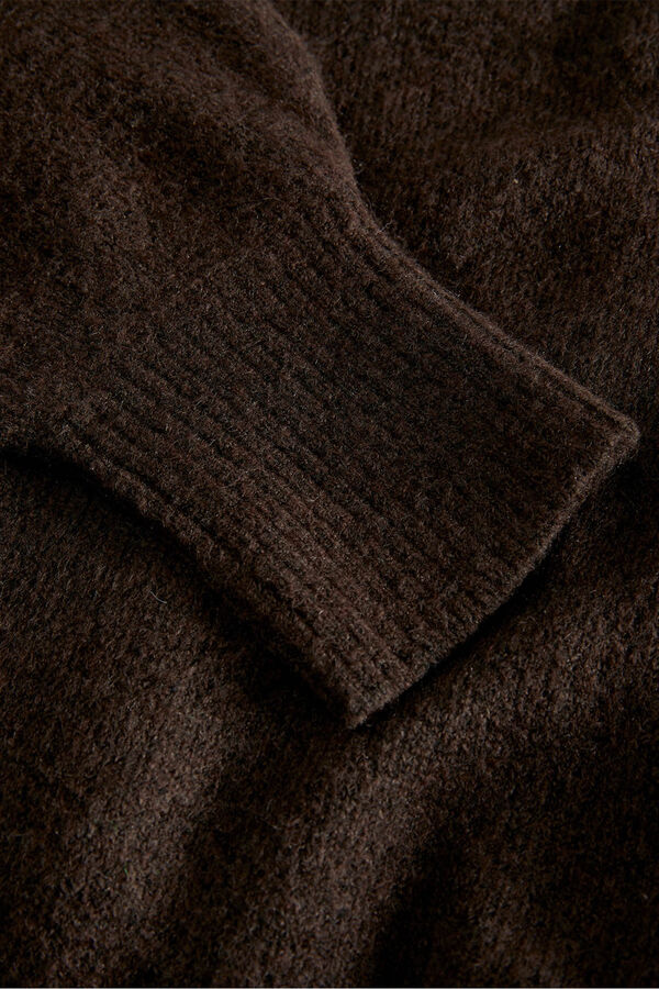 Jack & Jones Vestido curto de malha castanho