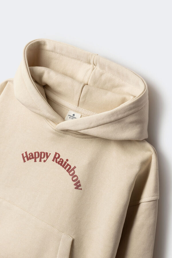 Springfield Kids Sweatshirt com capuz para menina azul