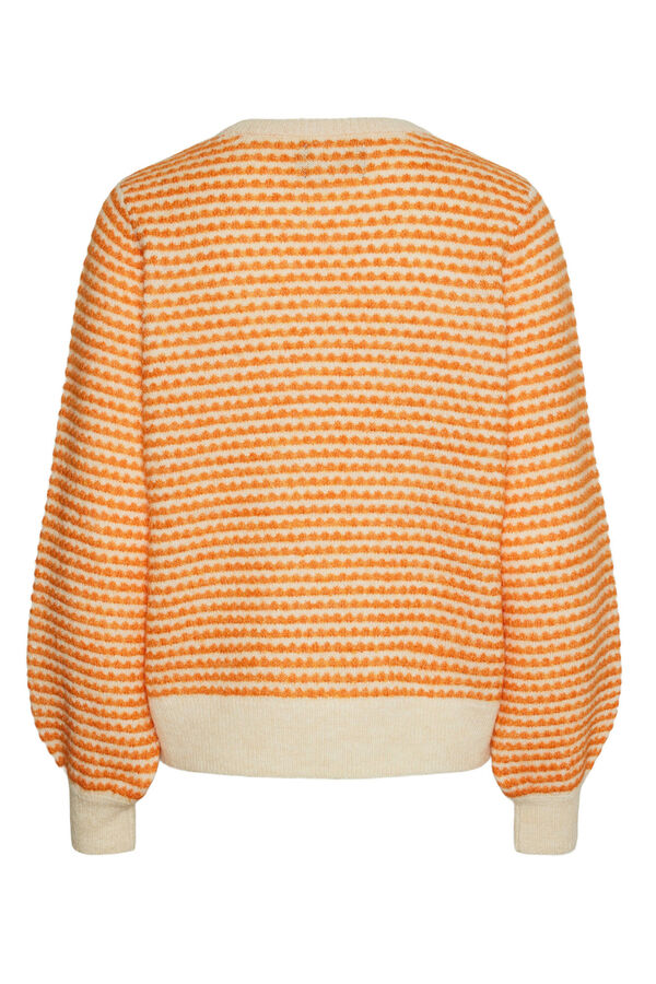 Pieces Camisola de malha  vermelho