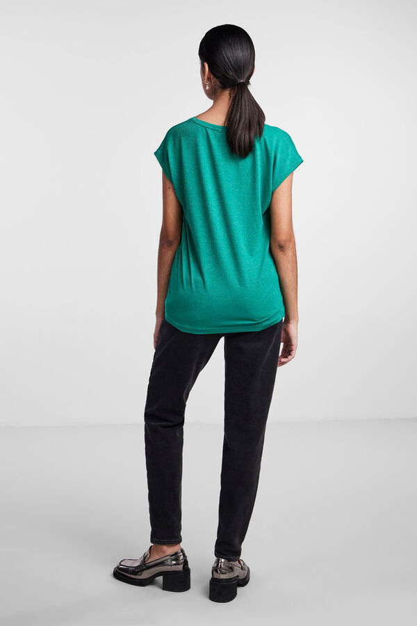 Springfield Camiseta de lurex verde