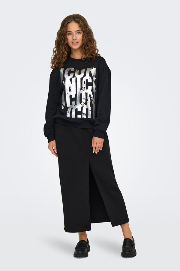 Only Sudadera de manga larga negro