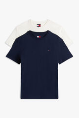 Tommy Jeans Pacote com duas camisetas masculinas branco