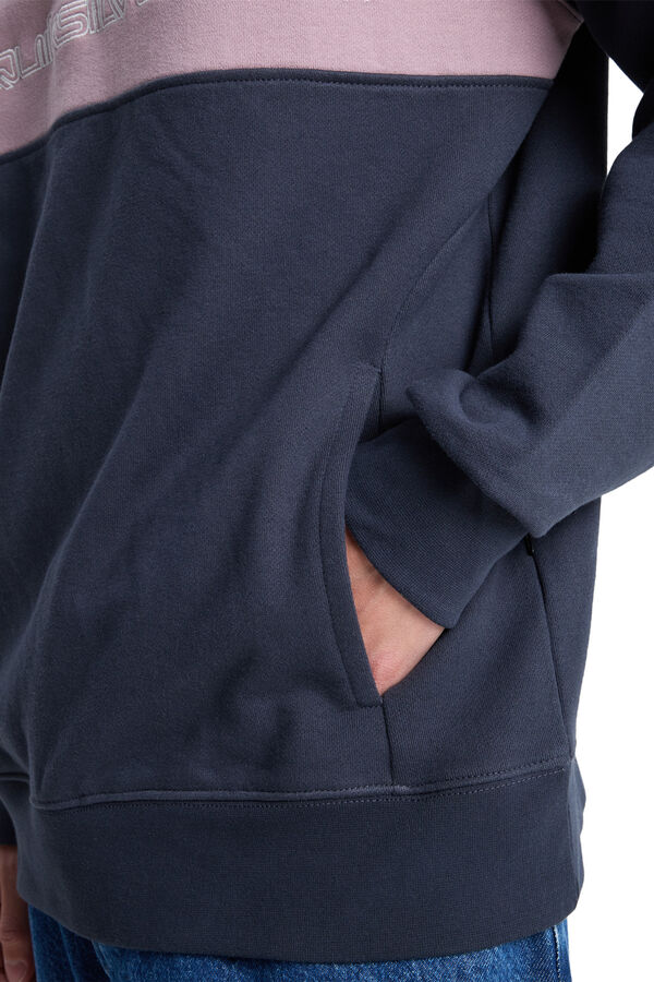 Quiksilver 1/4 Zip - Polar con cremallera 1/4 para hombre gris