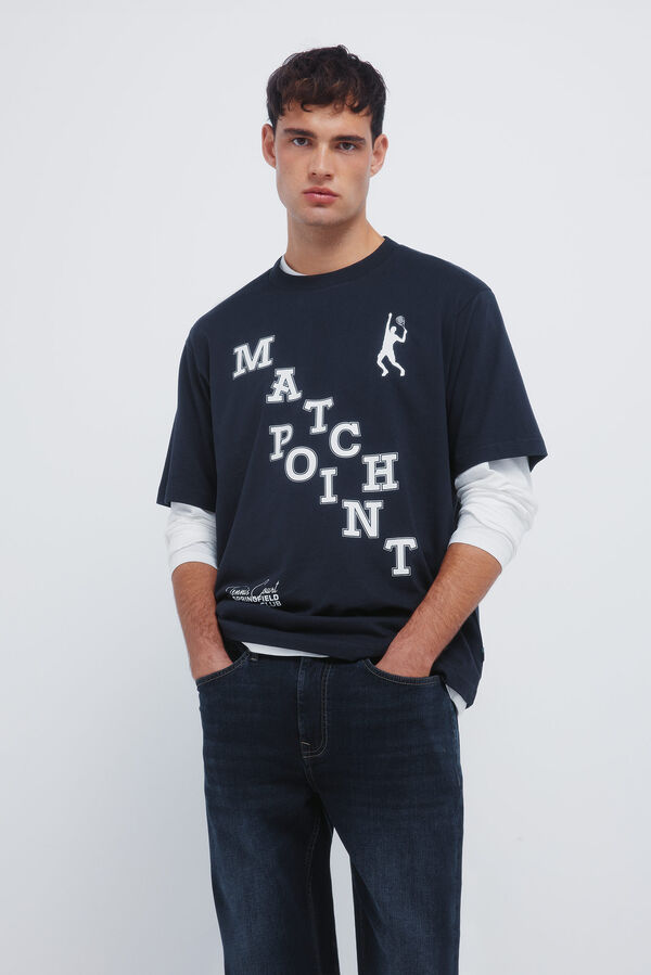 Springfield Jeans azul muy oscuro slim fit azul