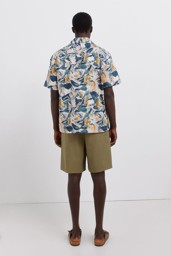 Springfield Bermudas fluidas wide fit bege