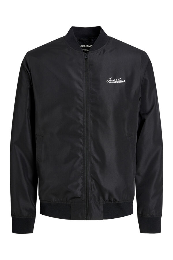 Jack & Jones B&oacute;mber cremallera negro
