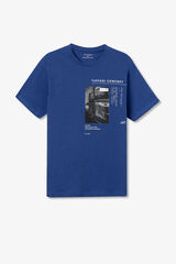 Tiffosi T-shirt estampada azul