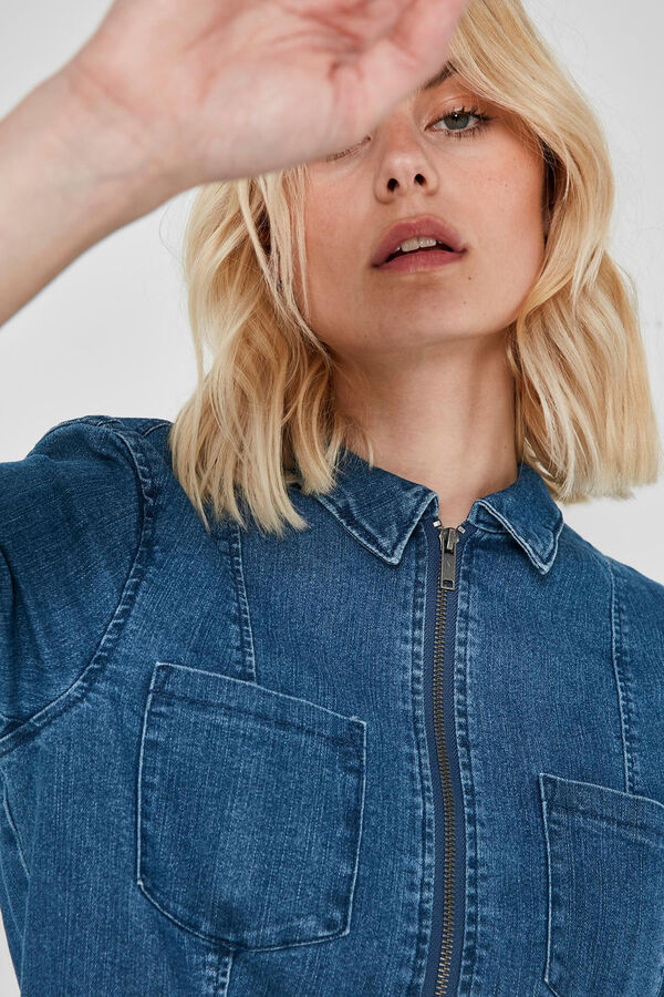 Noisy May Vestido corto denim azul