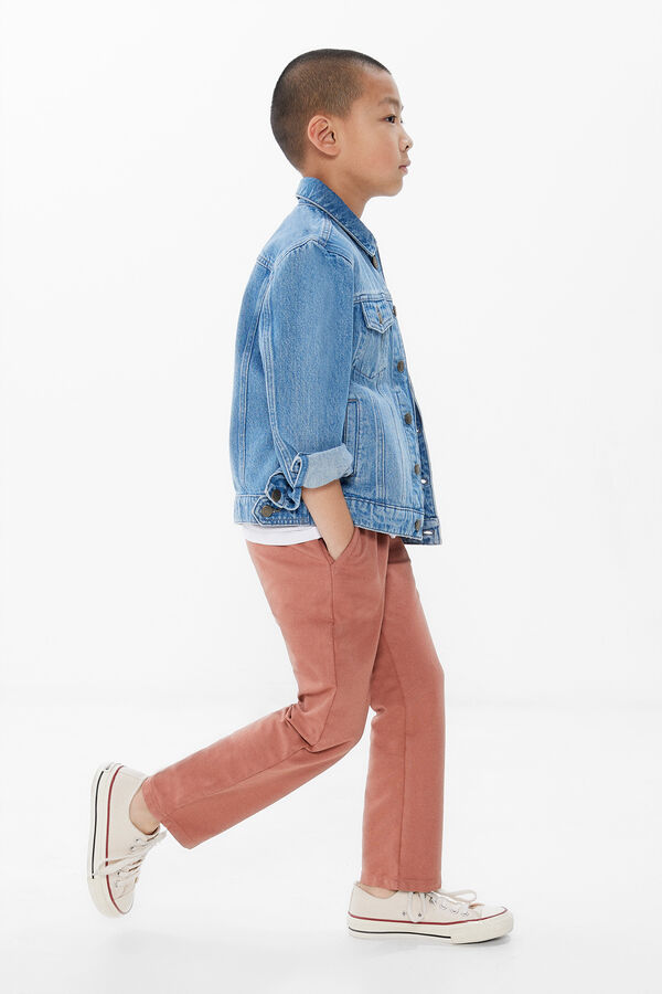 Springfield Kids Pantalon chino ni&ntilde;o rosa