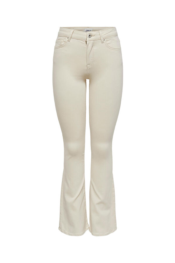 Only Jeans boca de sino cru