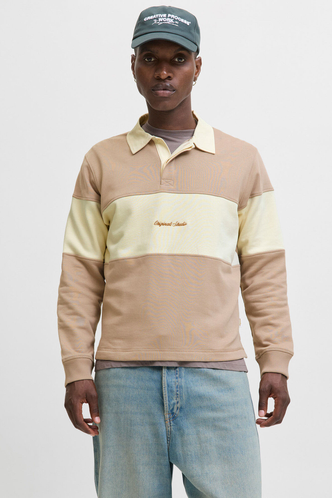 Jack & Jones Sweatshirt polo com listras