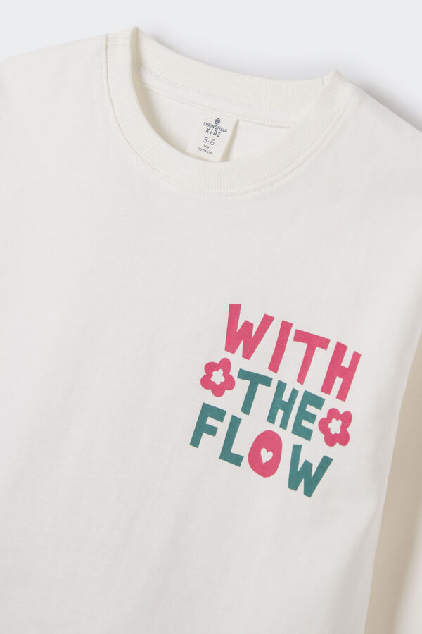 Springfield Kids T-shirt flow menina castanho