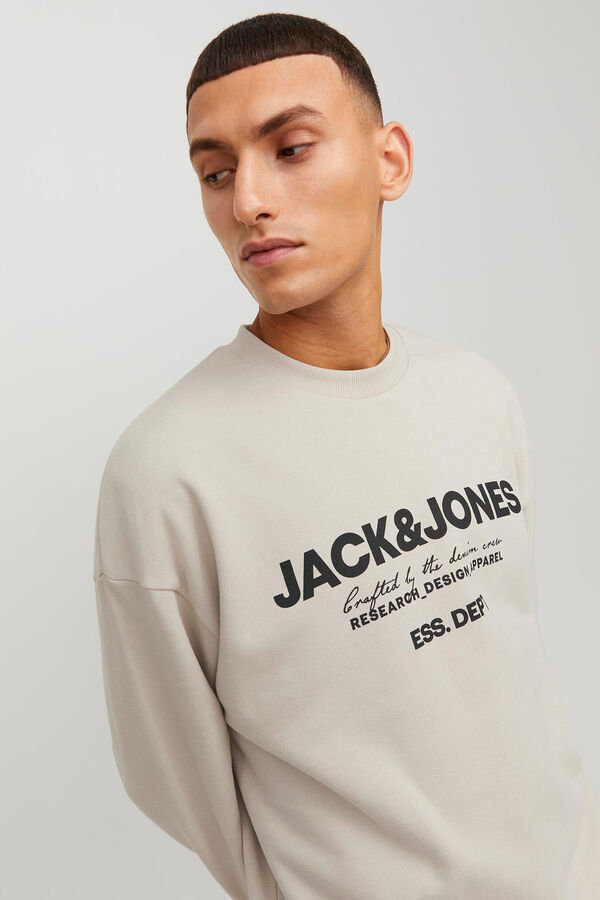 Jack & Jones Sudadera est&aacute;ndar gris