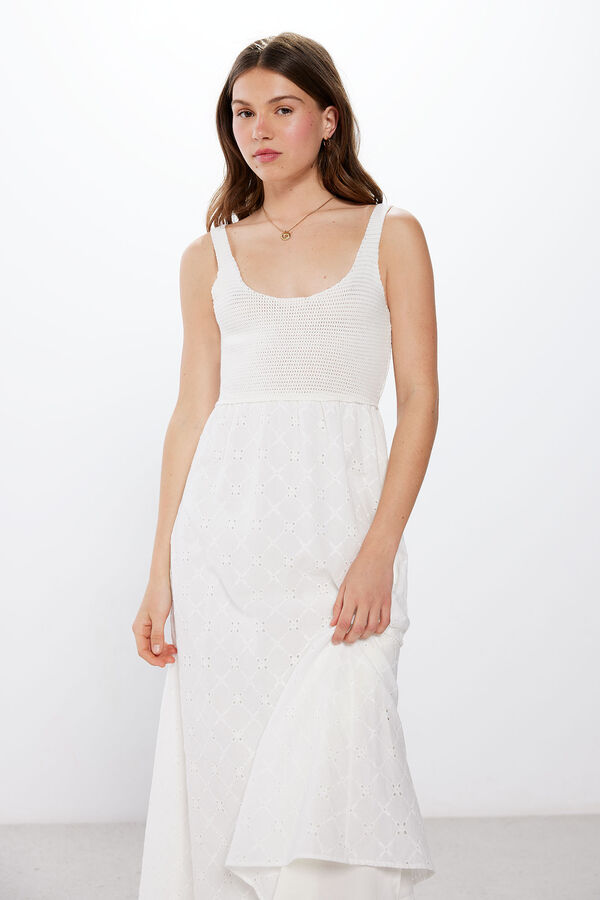 High Spirits Vestido Belle Epoque blanco