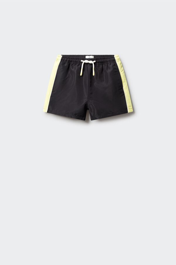 Springfield Kids Fato de banho de crian&ccedil;a com contraste preto