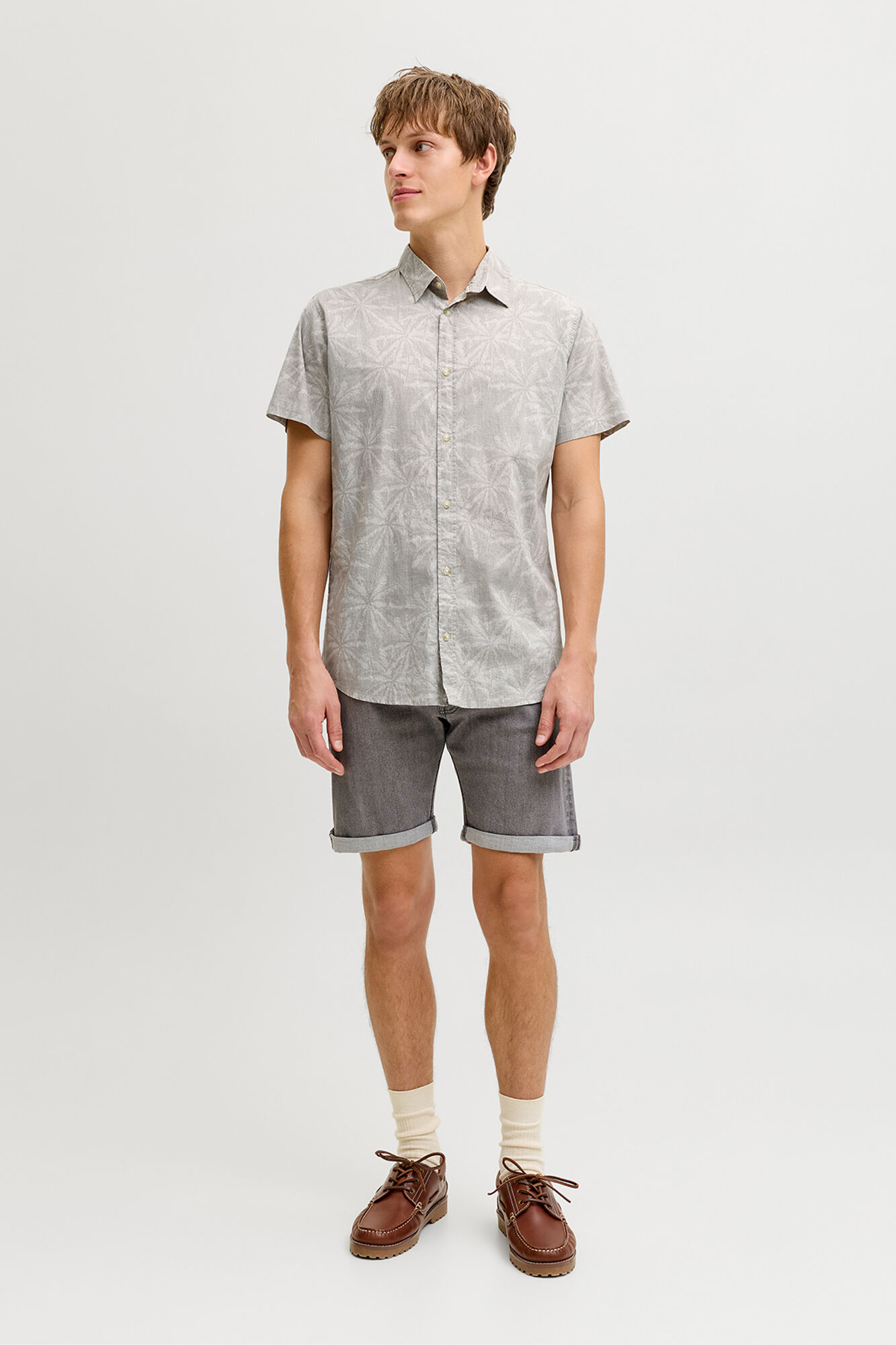 JJ REBEL Camisa popel&iacute;n manga corta