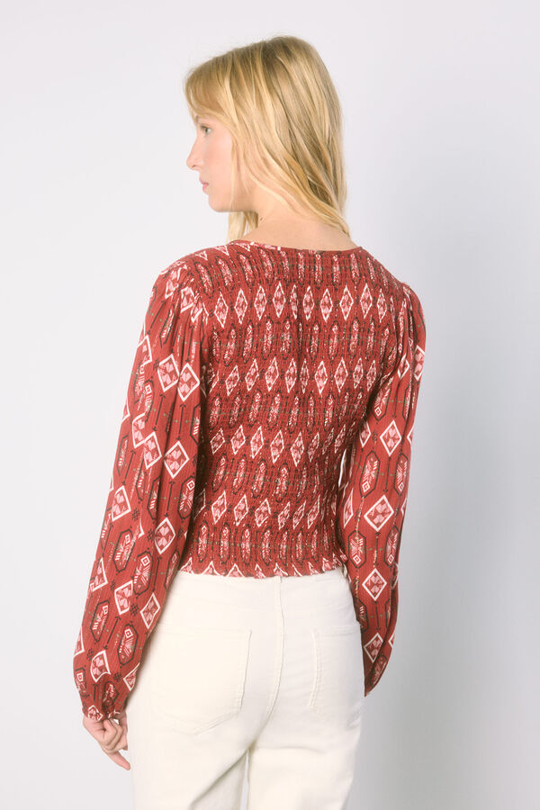 High Spirits Camisa Stella burdeos