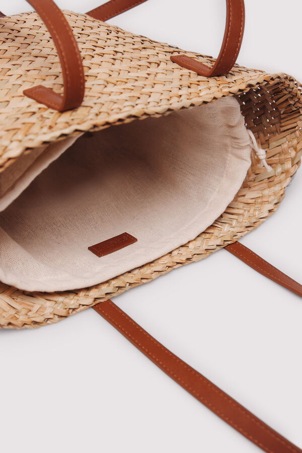 Springfield Bolso cesto asas marr&oacute;n