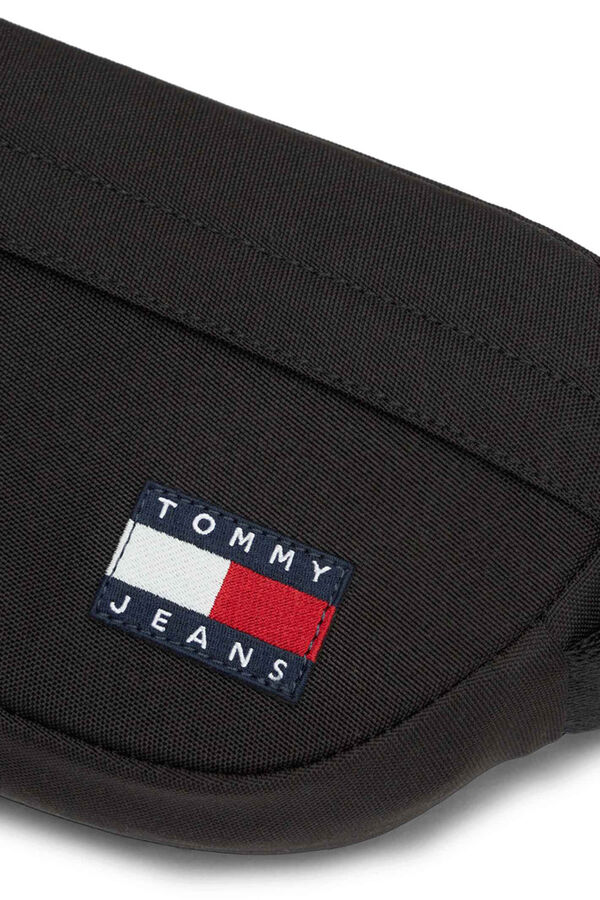 Tommy Jeans Bolsa de cintura Tommy Jeans com logo da bandeira preto