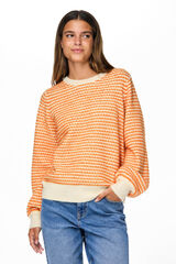 Pieces Camisola de malha  vermelho