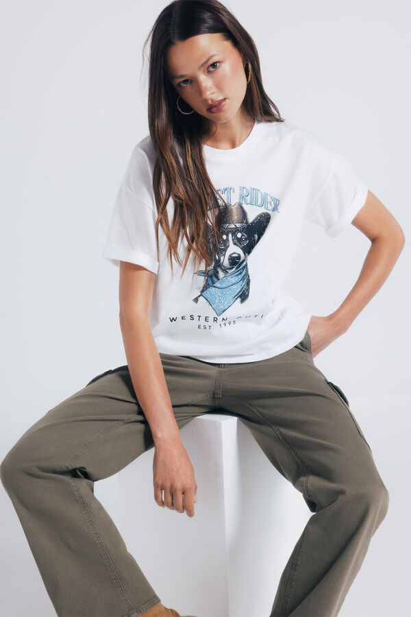 Springfield Camiseta Sweet Rider cru