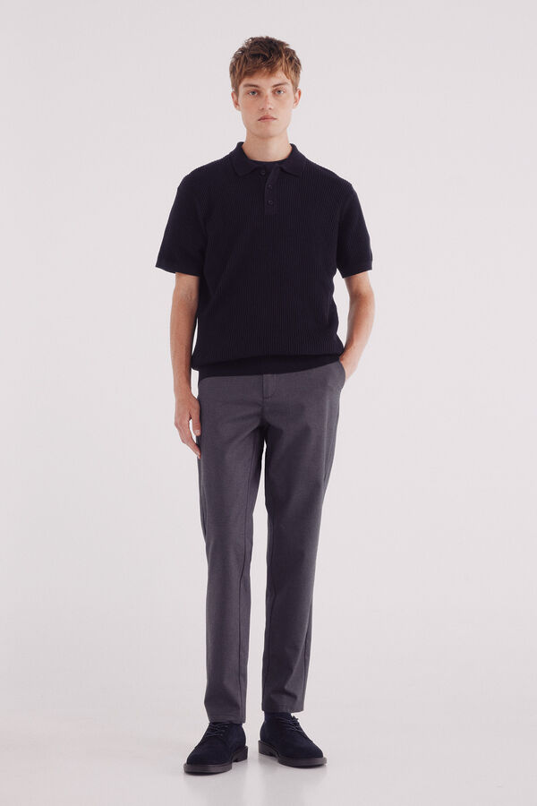 Springfield Pantal&oacute;n chino vestir comfort slim fit gris