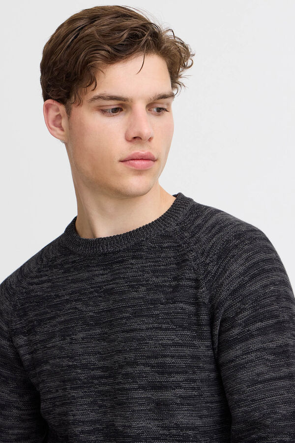 Blend Camisola De Gola Redonda preto