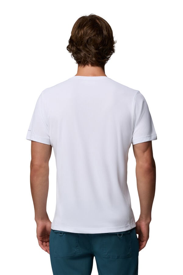 Columbia T-shirt t&eacute;cnica de manga curta e gola redonda branco