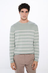 Springfield Camisola riscas verde
