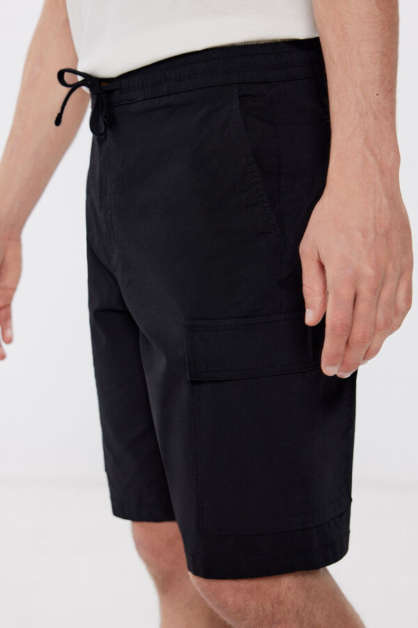 Springfield Bermuda cargo negro