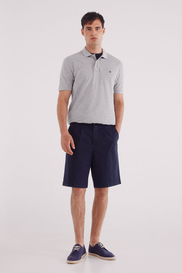 Springfield Polo piqu&eacute; b&aacute;sico regular fit cinzento