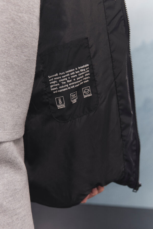 Springfield Chaqueta acolchada repelente al agua Sorona Aura negro