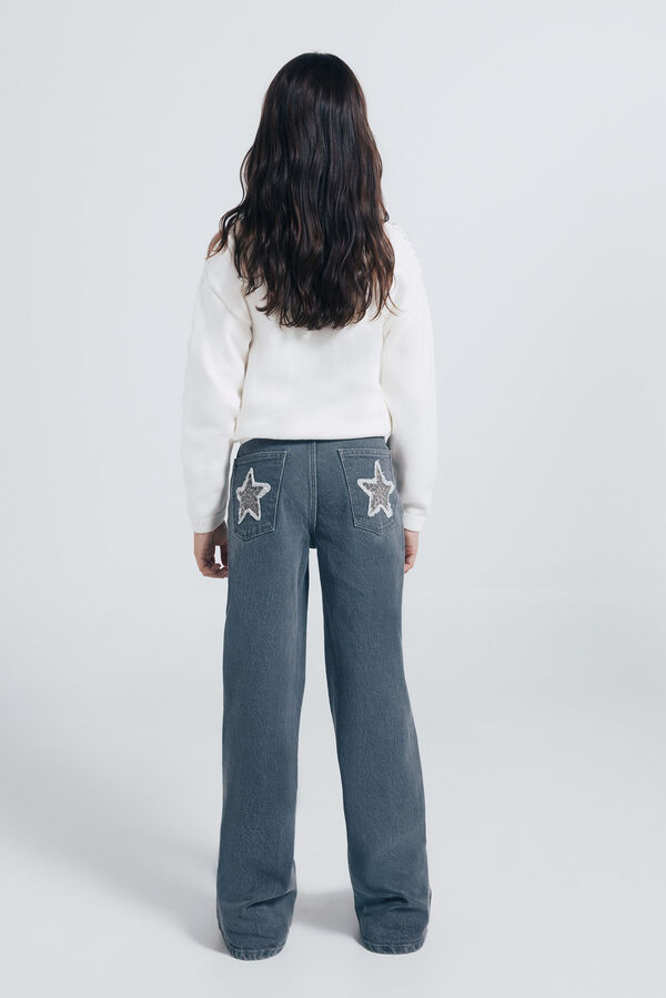 Springfield Kids Denim Estrella ni&ntilde;a gris