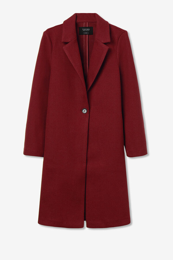 Tiffosi Sobretudo com bot&atilde;o vermelho