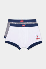 Springfield Pack 2 boxers Snoopy Peanuts™ gris medio