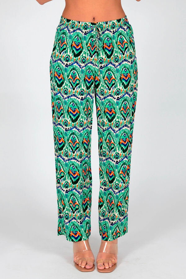 Brave Soul Pantal&oacute;n ancho estampado estampado