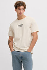JJ REBEL Camiseta relaxed fit blanco