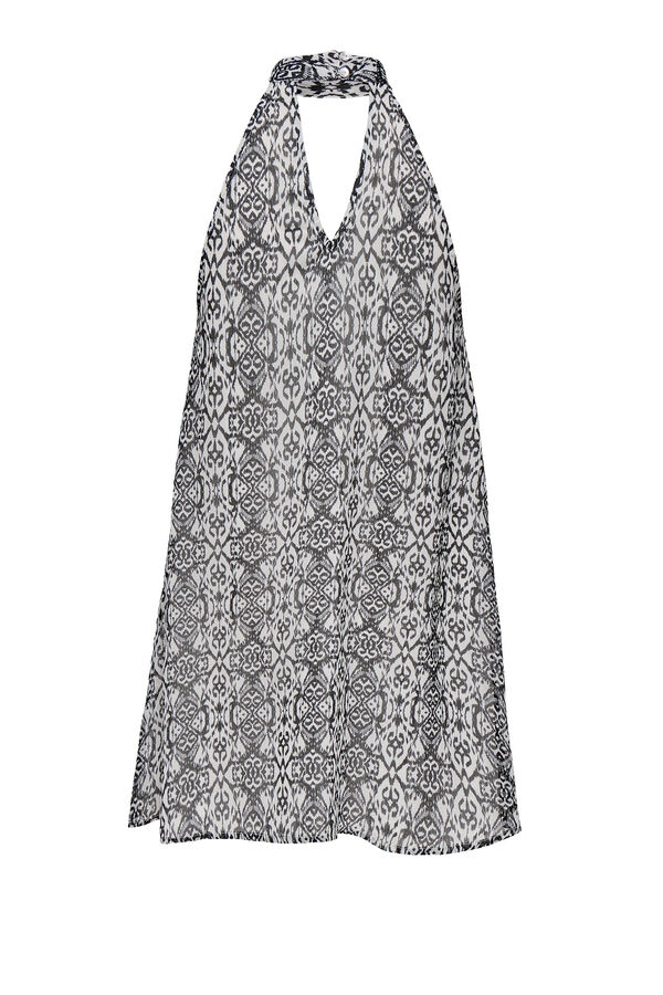 Only Vestido corto fluido blanco