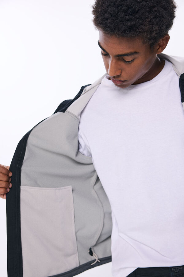 Springfield Parka t&eacute;cnica shoftshell negro