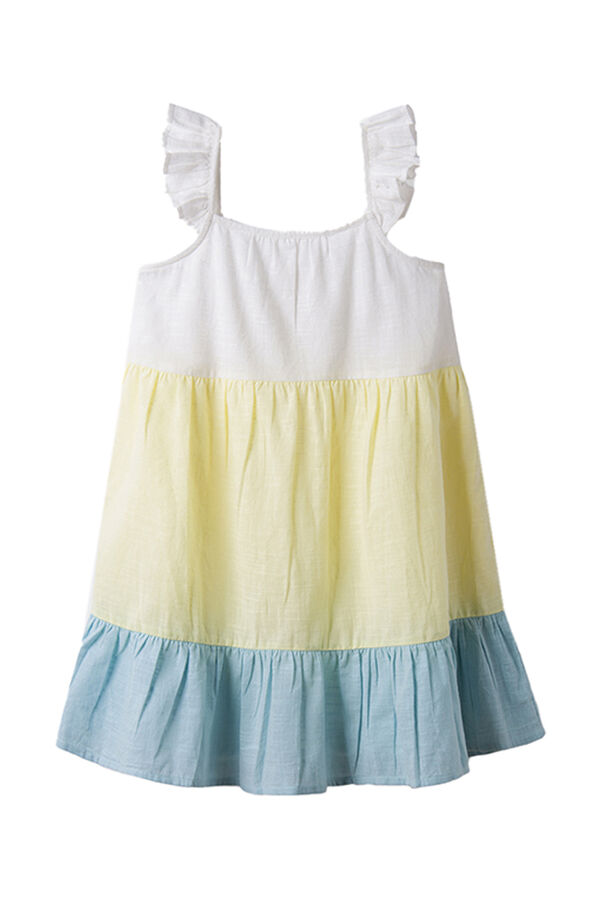 Springfield Kids Vestido tricolor ni&ntilde;a amarillo