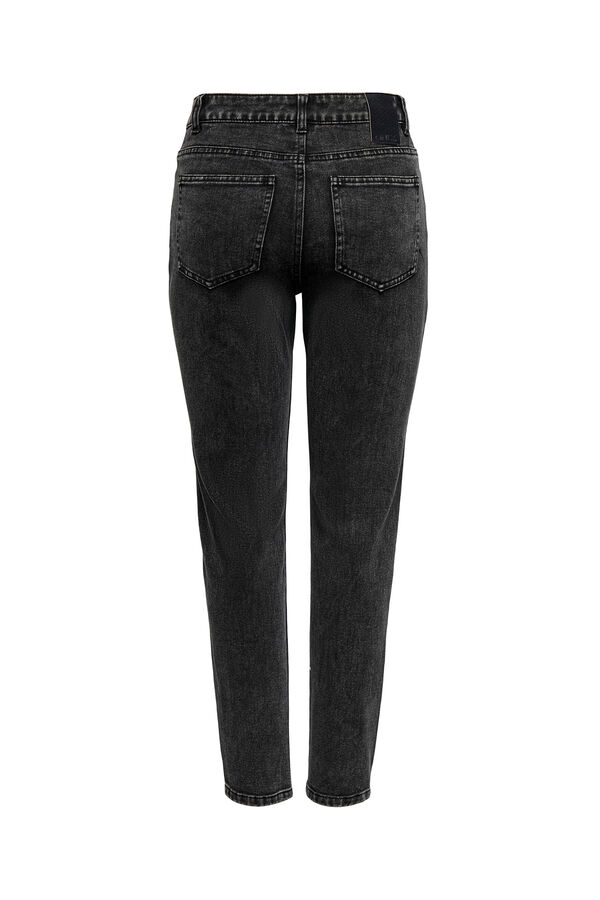 Only Jeans de corte Mom fit 5 bolsos preto